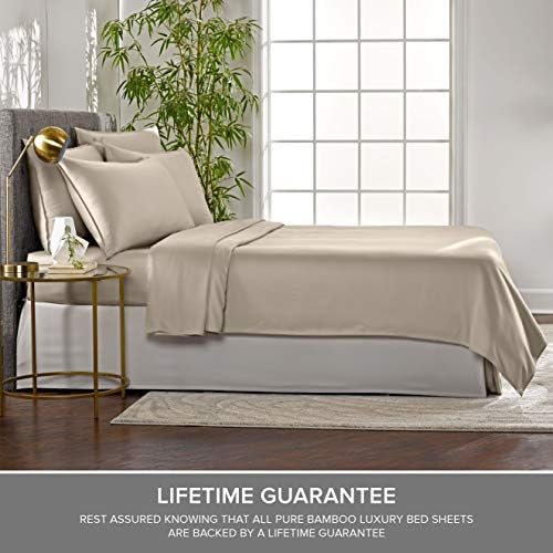 Pure Bamboo Split King Sheets, Genuine 100% Organic Viscose Derived from Bamboo - Image 4