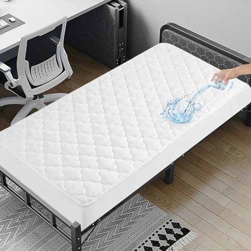 Waterproof 2 Pack Cot Mattress Pad/Topper 30'' x 75'' - Image 4