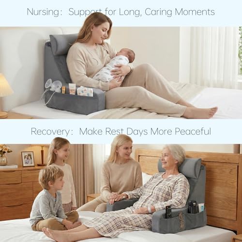 ENITYA 19" Reading Pillow for Bed - Image 4