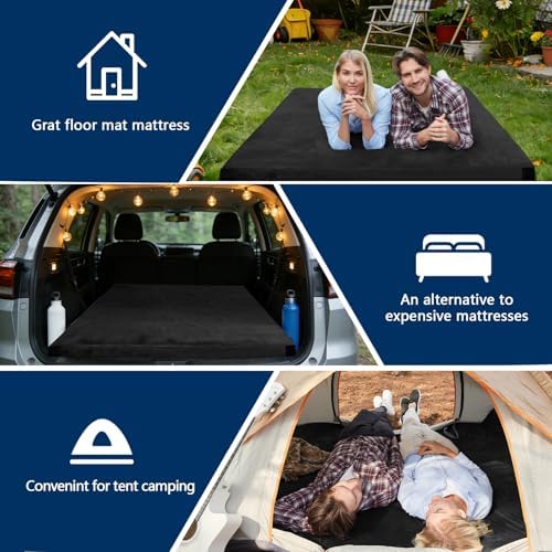 CYMULA Memory Foam Camping Mattress Pad, Sleeping Mat, Portable Roll Up Mattress - Image 4
