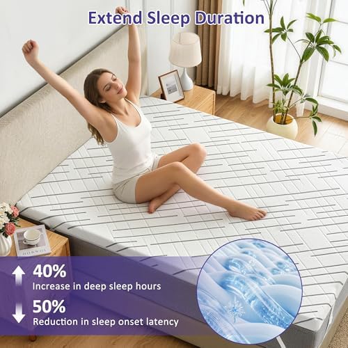 3 Inch Gel Memory Foam Mattress Topper Full Size - Image 2