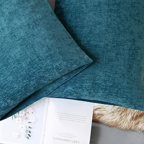 CaliTime Decorative Standard Throw Pillow Covers 26 X 20 Inches Ocean Blue - Image 5