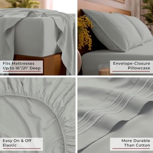Mellanni Iconic 4-Piece, Ultra Soft Sheet Set - Image 5