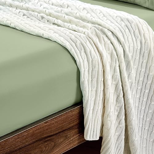 FreshCulture Twin Fitted Sheets, Bulk Pack of 6, Deep Pocket, Soft Microfiber - Image 5