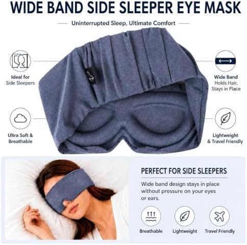 ALASKA BEAR Sleep Eye Mask for Back and Side Sleepers, Women Men - Image 2