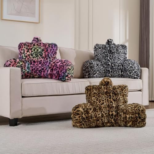 Reading Pillows for Boyfriend Adult, Velvet Back Pillow Bed Wedge Large - Image 7