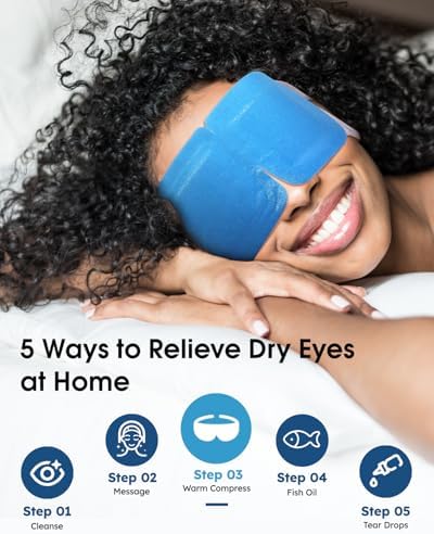 20-Pack Steam Eye Masks for Dry Eyes, Self Heating Warm Compress - Image 4