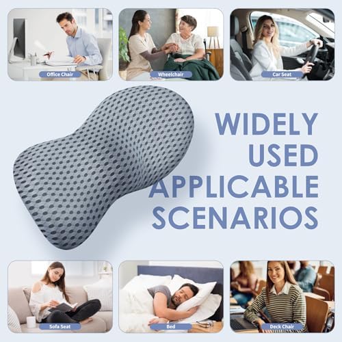 kasney Lumbar Support Pillow for Office Chair, Back Support Pillow - Image 6