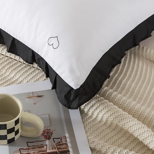 H HOUSEHOLD Brushed Microfiber Ruffled Envelope Pillowcase - Image 5