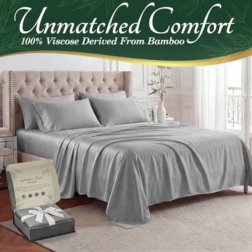 DECOLURE 100% Viscose Derived from Bamboo Sheets Queen Size - Image 2