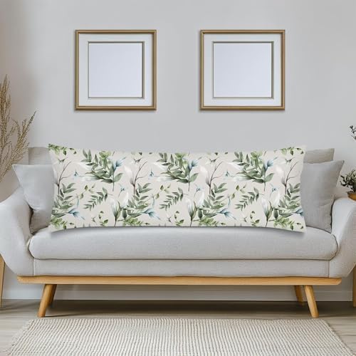 Floral Spring Body Pillow Cover 20x54 Long Pillow Case Protector - Image 3