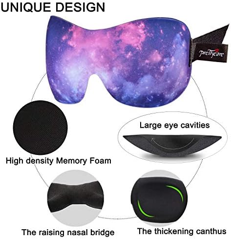 PrettyCare 3D Sleep Mask 2 Pack, Eye Mask - Image 3
