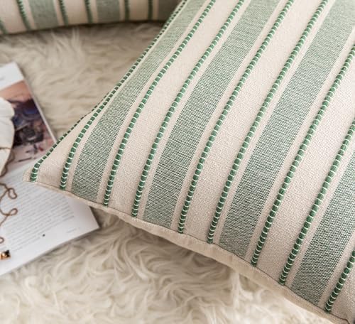 Cethom Decorative Boho Throw Pillow Covers, Farmhouse Textured Pillow Case - Image 4