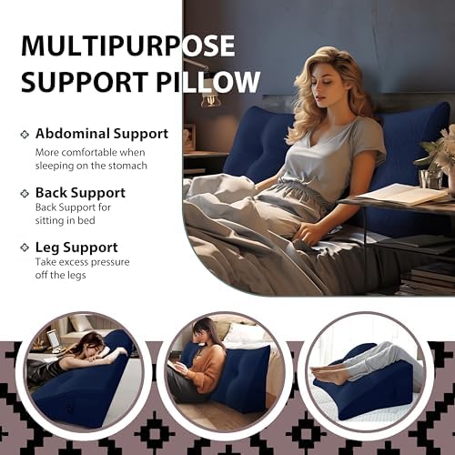 10 lbs Thickened Wedge Pillow Headboard Body Positioner Bed Wedge Pillow - Image 3