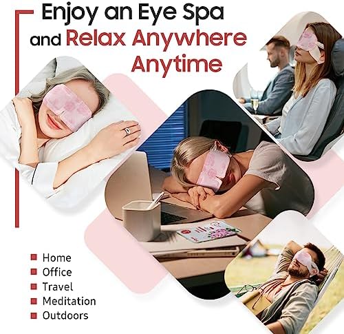 BeHoomi 30Packs Steam Eye Mask, Heated Eye Mask - Image 6