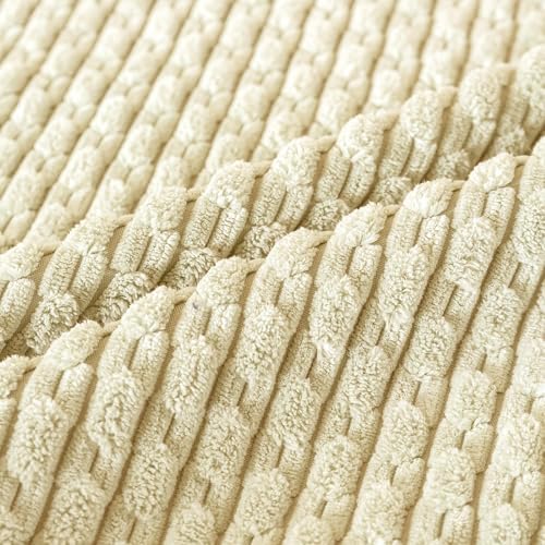Set of 4 Yellow Olive Aqua Decorative Throw Pillow Covers 16x16 Inch Corduroy - Image 5