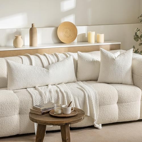 MIULEE Textured Boucle Lumbar Pillow Cover - Image 5