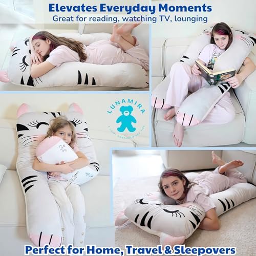 LUNAMIRA Cat Kids Body Pillow - Image 4