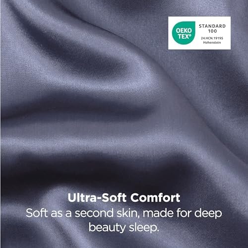 Bedsure Satin Pillowcases King Set of 2, Silky Pillow Cases - Image 5