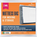King Mattress Bag for Moving, Storage & Disposal, 2 Mil Thick by UTOPIAHOME