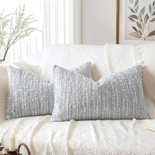 Artscope Lumbar Throw Pillow Cover 12x20 Inch Set of 2 Super Thick Pillow Cover by Artscope