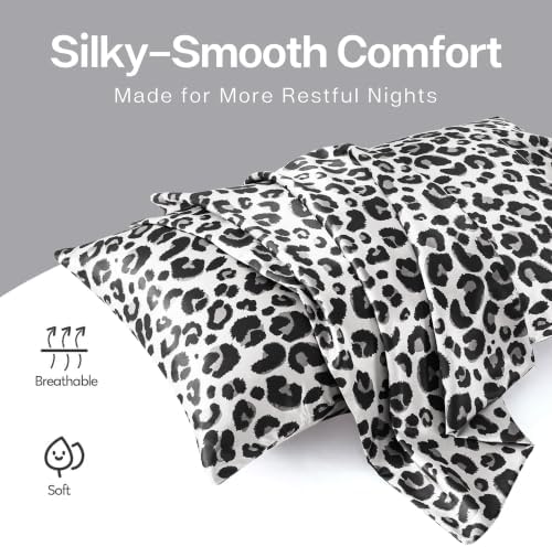 MR&HM Satin Pillowcase 2 Pack, King Size 20"x36" - Image 6