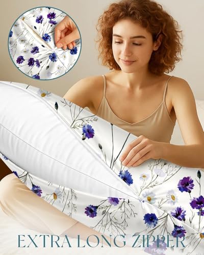 Miss Adola Soft Silk Body Pillow Cover, 20x54 Inch - Image 5