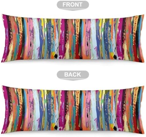 Rainbow Color Body Pillow Cover, Long Pillowcase - Image 4