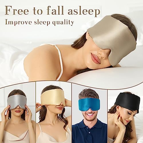 SECZIPE 100% Mulberry Silk Sleep Mask Eye Mask - Image 6