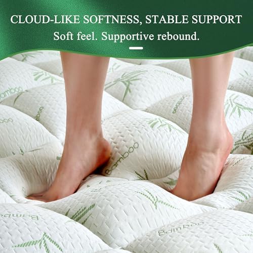 4 Inch Cooling Memory Foam Mattress Topper Queen, Back Pain Relief - Image 3