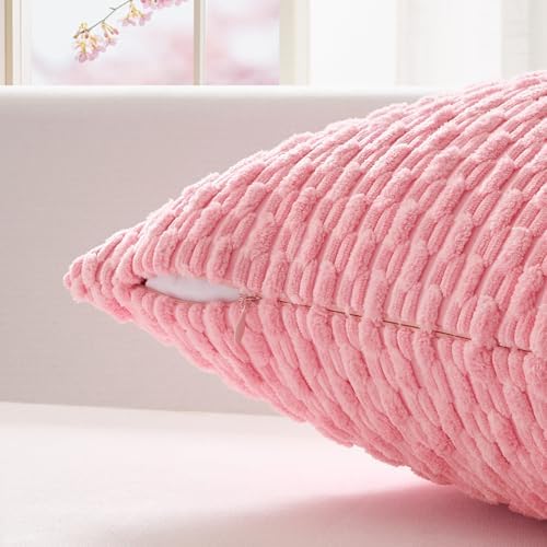 Kevin Textile Soft Corduroy 14"x20" Lumbar Pillow Cover 1 Pack - Image 3