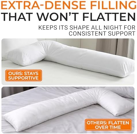 Cheer Collection L Shaped Body Pillow - Image 3