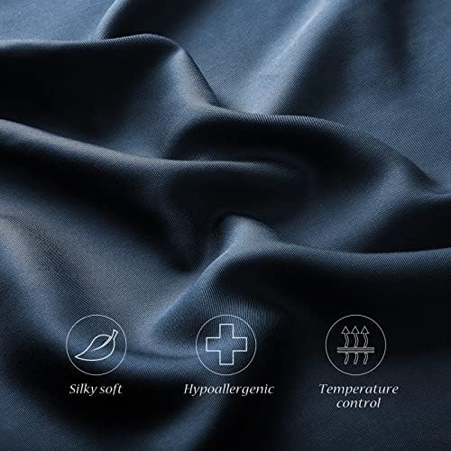 Cooling Side Sleeper Curved Pillow Case Queen 1 Pack 20 * 30 Navy Blue - Image 3
