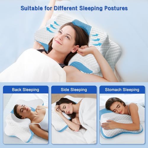 Pain Relief Cervical Pillow for Neck Support, Adjustable Ergonomic Pillow - Image 2