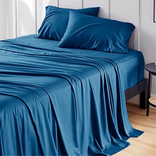 Bedsure PureWoven 100% Rayon Derived from Bamboo, Queen Sheets, 4 Pieces by BEDSURE