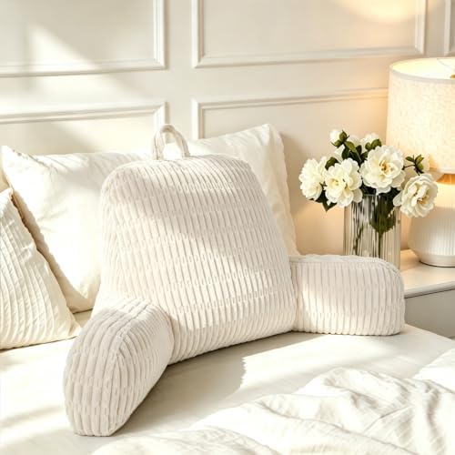 Reading Pillow for Bed, Upright Bed Pillow for Sitting Up - Image 7