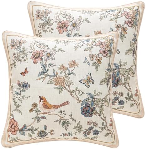 ISAENNE Designer Linen Throw Pillow Cover by Isaennehomedecoration