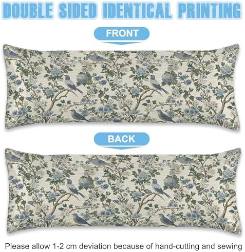 Body Pillow Cover with Zipper, 20x54 Inch - Image 3