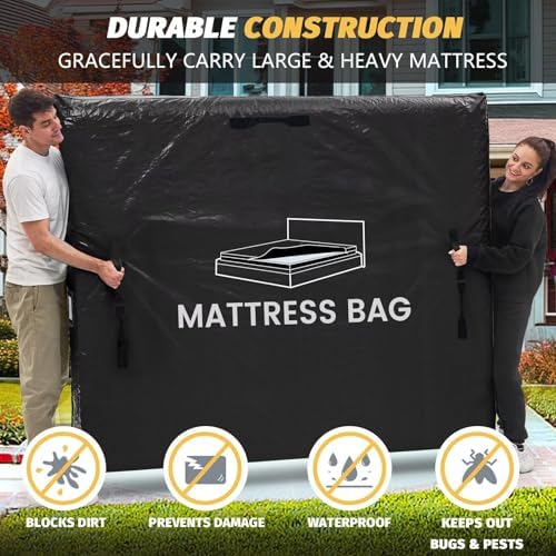 Mattress Bags for Moving and Storage, BETU Queen Mattress Protector Waterproof - Image 3