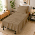 Cottingon 4 PC Cot Sheet Set 33"X75", Egyptian Cotton by COTTINGON