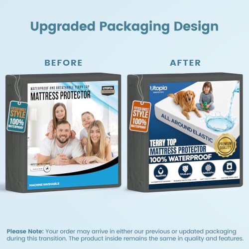 Waterproof Twin XL Size Mattress Protector fits Upto 15" Deep Pocket - Image 5