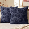 MIULEE Fall Pillow Covers Pumpkin Fall Decor 18x18 Navy Blue by MIULEE