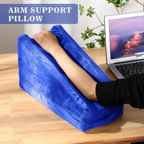 Buryeah Blue Arm Elevation Pillow 2 Pocket, Plush Material - Image 6