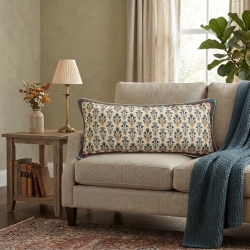 patdrea Designer French Vintage Linen Throw Pillow Cover - Image 2