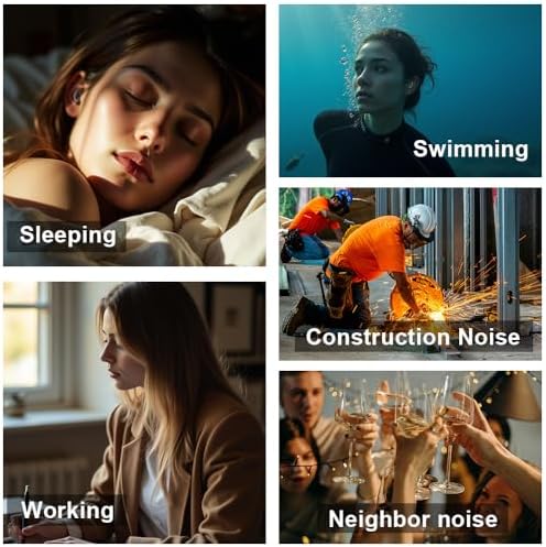 Ear Plugs for Sleeping, 2 Pairs Ear Plugs for Sleeping Noise Cancelling - Image 6