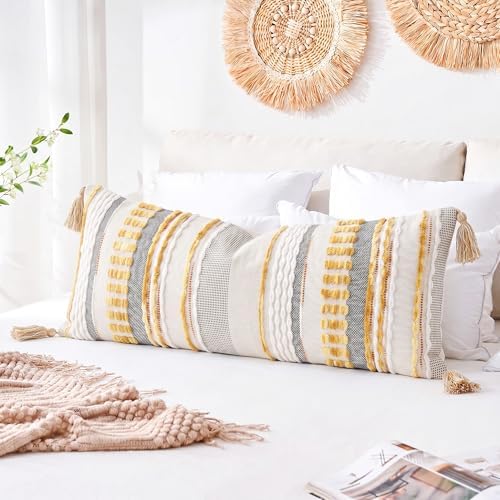 NUYECY Chenille and Cotton Long Pillow by NUYECY