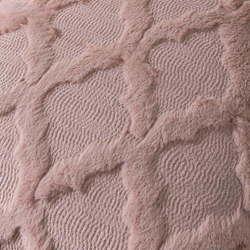 Set of 2 Soft Moroccan Throw Pillow Covers 20x20 Inch Plush Boho Decorative - Image 4