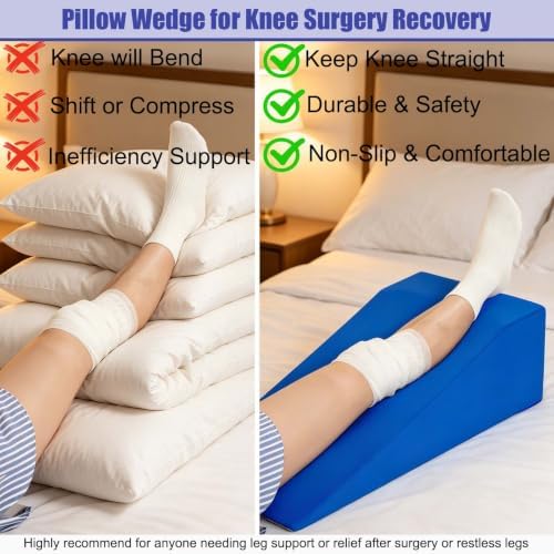 Knee Surgery Pillow Straight Leg Pillow Elevation Blood Circulation - Image 4