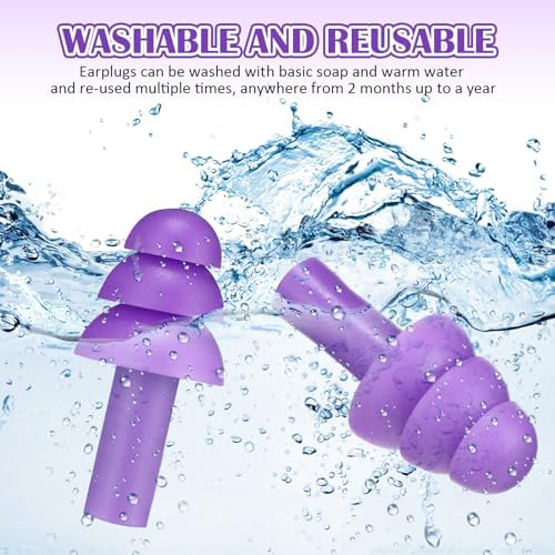 Trelaco 100 Pairs Silicone Ear Plugs Bulk - Image 4