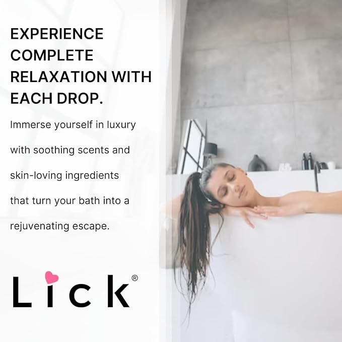 Lick Midnight Rose & Jasmine Aromatic Bath Oil - Image 6